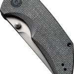 CIVIVI KNIFE THUG 2 2.69" DARK - GREEN MICARTA/SILVER BLADE 5 C20028C3 CLOSED