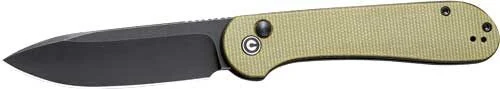 CIVIVI KNIFE ELEMENTUM 3.47" - OLIVE MICARTA/BLACK STNWASH 1 CIVIVI KNIFE ELEMENTUM 3.47" - OLIVE MICARTA/BLACK STNWASH