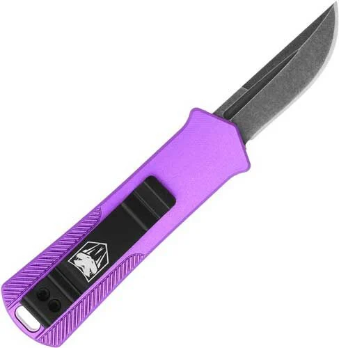 COBRATEC CALIFORNIA 952 OTF - PURPLE 1.75" D2 STEEL DRP PNT 1 COBRATEC CALIFORNIA 952 OTF - PURPLE 1.75" D2 STEEL DRP PNT