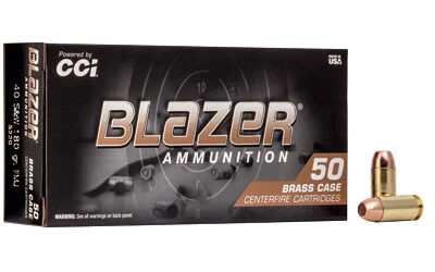 BLAZER BRASS 40SW 180GR FMJ 50/1000 1 BLAZER BRASS 40SW 180GR FMJ 50/1000