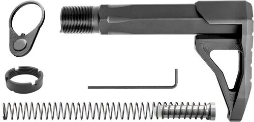 PHASE 5 MINI STOCK ASSEMBLY - CARBINE TUBE AR-15 BLACK 1 PHASE 5 MINI STOCK ASSEMBLY - CARBINE TUBE AR-15 BLACK