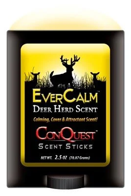 CONQUEST SCENTS DEER LURE EVER - CALM DEER HERD 2.5OZ. STICK 1 CONQUEST SCENTS DEER LURE EVER - CALM DEER HERD 2.5OZ. STICK