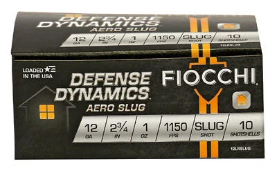 FIOCCHI 12GA AERO SLUG LW REC 10/250 1 FIOCCHI 12GA AERO SLUG LW REC 10/250
