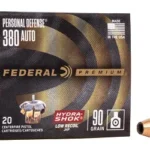 FED PD HYDRA-SHK 380ACP 90GR 20/200 2 FE380HS1PDH 1