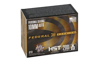FED PD HST 10MM 200GR JHP 20/200 1 FED PD HST 10MM 200GR JHP 20/200