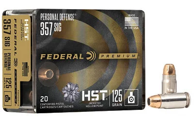 FED PRM HST 357SIG 125GR JHP 20/200 1 FED PRM HST 357SIG 125GR JHP 20/200