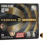 FED HYDSHK DP 40S&W 165GR JHP 20/200 2 FEP40HSD1 1