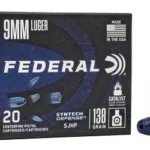 FED SYN DEF 9MM 138GR SJHP 20/200 2 FES9SJT1 1