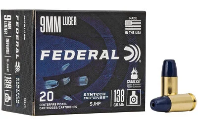 FED SYN DEF 9MM 138GR SJHP 20/200 1 FED SYN DEF 9MM 138GR SJHP 20/200