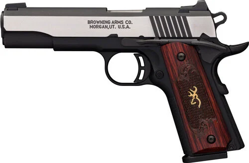 BROWNING 1911-380 BLACK LABEL - MEDALLION PRO 4.25"FS WOOD 2 BROWNING 1911-380 BLACK LABEL - MEDALLION PRO 4.25"FS WOOD - Image 2