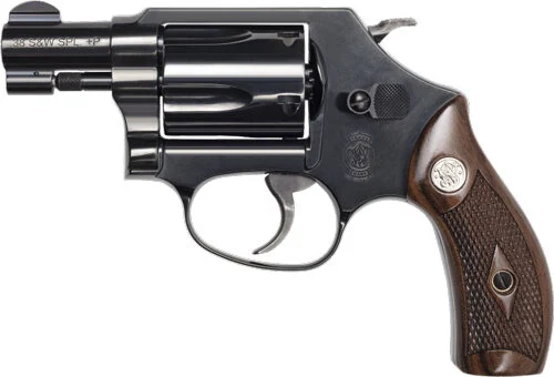 S&W 36 CLASSIC 38SPL+P 1.875" - FS BLUED CHECKERED WOOD NO LOK 2 S&W 36 CLASSIC 38SPL+P 1.875" - FS BLUED CHECKERED WOOD NO LOK - Image 2