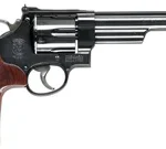 S&W 29 44MAG 6.5" AS BLUED - CHECKERED WOOD GRIPS 2 G150145