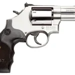 S&W 686 3-5-7 3" 357 AS 7-SH - SS UNFLUTED CYLINDER WOOD 2 G150853