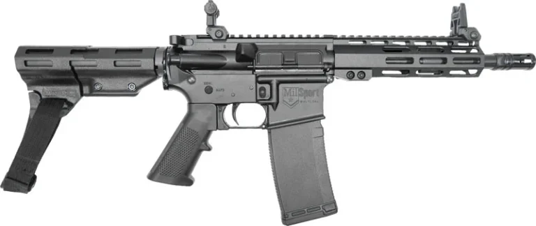 ATI MILSPORT PISTOL 300AAC - 30RD 8.5" A2 PISTOL GRIP BRACE