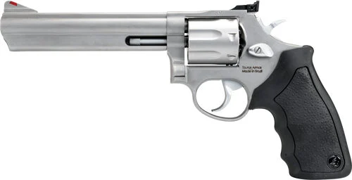 TAURUS 66 357MAG 6" AS 7-SHOT - MATTE STAINLESS STEEL RUBBER 3 TAURUS 66 357MAG 6" AS 7-SHOT - MATTE STAINLESS STEEL RUBBER - Image 3
