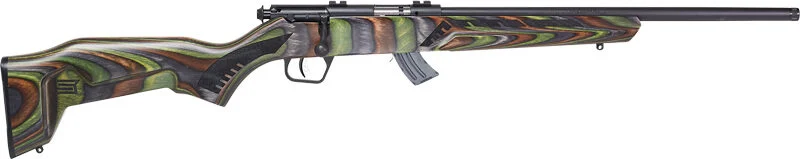 SAVAGE MARK II MINIMALIST - 22LR 18" MATTE/GREEN LAMINATE 1 SAVAGE MARK II MINIMALIST - 22LR 18" MATTE/GREEN LAMINATE