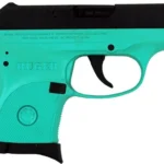 RUGER LCP 380ACP 6-SHOT FS - BLUED/SLD TURQUOIS FRM (TALO) 5 G3746 1 1