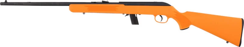 SAVAGE 64F 22LR 21" BBL - BLUED/ORANGE SYNTHETIC 2 SAVAGE 64F 22LR 21" BBL - BLUED/ORANGE SYNTHETIC - Image 2