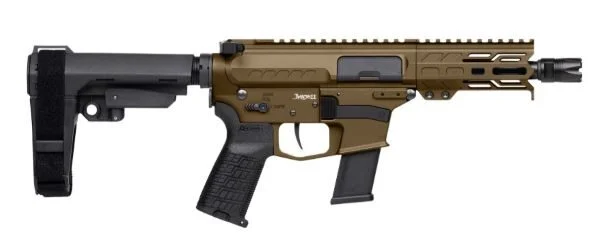 CMMG PISTOL BANSHEE MKG 45ACP - 5" EJECTOR RIP BRACE BRONZE 1 CMMG PISTOL BANSHEE MKG 45ACP - 5" EJECTOR RIP BRACE BRONZE