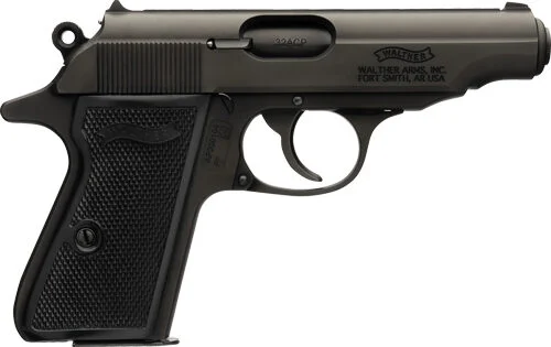 WALTHER PP 32ACP BLACK 8RD - BLACK SYNTHETIC GRIPS 1 WALTHER PP 32ACP BLACK 8RD - BLACK SYNTHETIC GRIPS