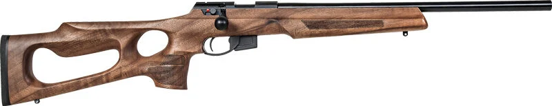 ANSCHUTZ 1761 HB 22LR 20" - BLUED/WALNUT THUMBHOLE 2-STG 1 ANSCHUTZ 1761 HB 22LR 20" - BLUED/WALNUT THUMBHOLE 2-STG