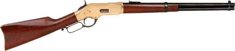 CIMARRON 1866 YELLOWBOY 38SP - 19" SR CARBINE BRASS/BLUED 1 CIMARRON 1866 YELLOWBOY 38SP - 19" SR CARBINE BRASS/BLUED