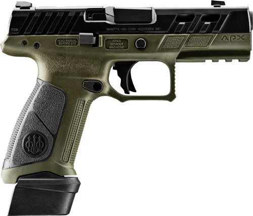 BERETTA APX A1 FS PORTED 9MM - 4.25" 15RD OD GREEN 1 BERETTA APX A1 FS PORTED 9MM - 4.25" 15RD OD GREEN