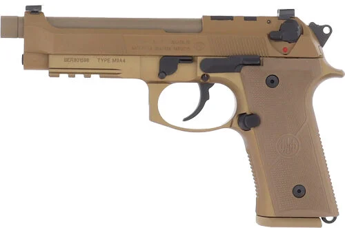 BERETTA M9A4 G 9MM 5.1" 15RD - TAN OPTICS READY THREADED USA 2 BERETTA M9A4 G 9MM 5.1" 15RD - TAN OPTICS READY THREADED USA - Image 2