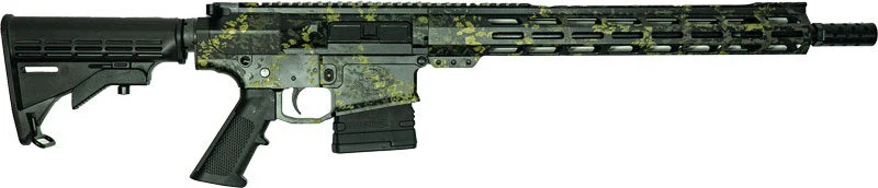 GLFA AR10 RIFLE 308 BUNDLE 16" - W/ 5 KNIVES LICHEN BLACK 1 GLFA AR10 RIFLE 308 BUNDLE 16" - W/ 5 KNIVES LICHEN BLACK