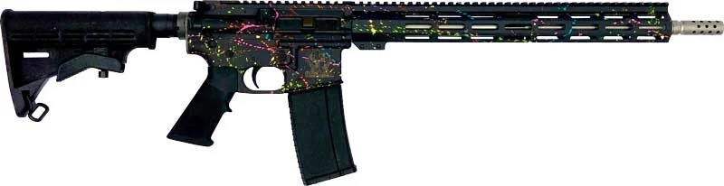 GLFA AR15 SPLATTER 223 WYLDE - 16" S/S BBL BLACK SPLATTER 1 GLFA AR15 SPLATTER 223 WYLDE - 16" S/S BBL BLACK SPLATTER