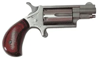 NAA MINI-REVOLVER COMBO 1-1/8" - 22LR/22WMR S/S MATTE WOOD 1 NAA MINI-REVOLVER COMBO 1-1/8" - 22LR/22WMR S/S MATTE WOOD