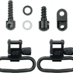 GROVTEC SWIVEL SET FOR RUGER - 10/22#3 & 44 1.25" LOOPS BLK 2 GTSW313