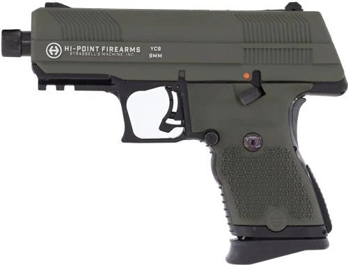 HI-POINT PISTOL YC9 9MM 10RD - 3.93" OLIVE DRAB SLIDE THREAD 2 HI-POINT PISTOL YC9 9MM 10RD - 3.93" OLIVE DRAB SLIDE THREAD - Image 2