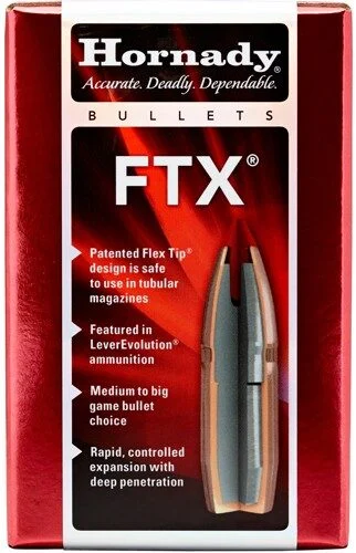 HORNADY BULLETS 30 CAL .308 - 135GR FTX 100CT 15BX/CS 1 HORNADY BULLETS 30 CAL .308 - 135GR FTX 100CT 15BX/CS
