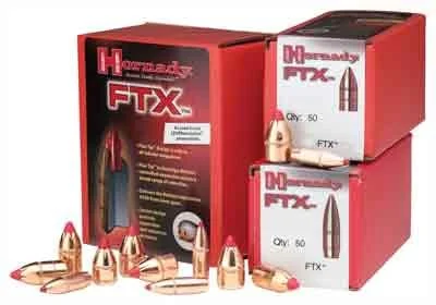 HORNADY BULLETS 35 CAL .358 - 200GR FTX 100CT 15BX/CS 1 HORNADY BULLETS 35 CAL .358 - 200GR FTX 100CT 15BX/CS
