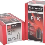 HORNADY BULLETS 38 CAL 357 - 140GR FTX 100RD 15BX/CS 2 HDY35745 1
