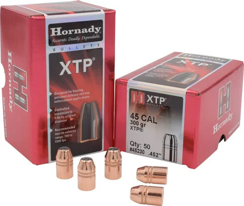 HORNADY BULLETS 45 CAL .452 - 300GR XTP 50CT 15BX/CS 1 HORNADY BULLETS 45 CAL .452 - 300GR XTP 50CT 15BX/CS