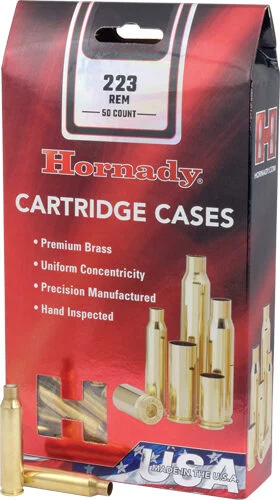 HORNADY UNPRIMED CASES 223 - REMINGTON 50 PACK 5PK/CS 1 HORNADY UNPRIMED CASES 223 - REMINGTON 50 PACK 5PK/CS