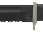 KA-BAR D2 EXTREME KNIFE - 7" SERR W/PLASTIC SHEATH 2 K1282