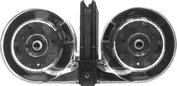 KCI USA INC MAGAZINE AR15 223 - 100RD DRUM GEN 2 BLK POLY 1 KCI USA INC MAGAZINE AR15 223 - 100RD DRUM GEN 2 BLK POLY