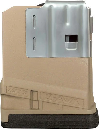 LANCER MAGAZINE L7AWM SR-25 - 7.62X51 10RD OPAQUE FDE 1 LANCER MAGAZINE L7AWM SR-25 - 7.62X51 10RD OPAQUE FDE