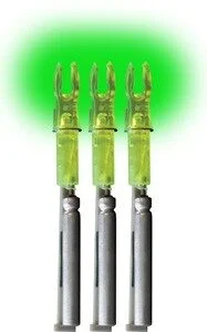 LUMENOK LIGHTED NOCK - X-SERIES GREEN 3PK 1 LUMENOK LIGHTED NOCK - X-SERIES GREEN 3PK
