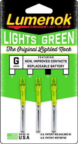 LUMENOK LIGHTED NOCK - X-SERIES GREEN 3PK 4 LUMENOK LIGHTED NOCK - X-SERIES GREEN 3PK - Image 4