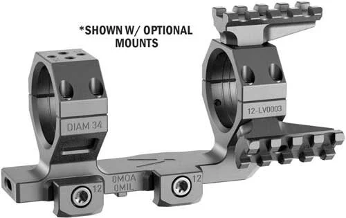 AUDERE SCOPE MOUNT LEVITAS - CANTILEVER 34MM 0MOA 4 AUDERE SCOPE MOUNT LEVITAS - CANTILEVER 34MM 0MOA - Image 4