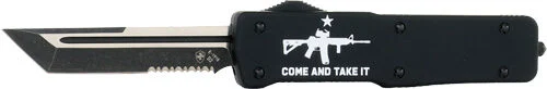 TEMPLAR KNIFE LARGE ZINC OTF - COME & TAKE IT AR 3.5" D2 SRTD 2 TEMPLAR KNIFE LARGE ZINC OTF - COME & TAKE IT AR 3.5" D2 SRTD - Image 2