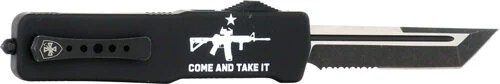 TEMPLAR KNIFE LARGE ZINC OTF - COME & TAKE IT AR 3.5" D2 SRTD 1 TEMPLAR KNIFE LARGE ZINC OTF - COME & TAKE IT AR 3.5" D2 SRTD