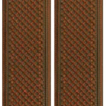 MI LEVER ACTION G10 STRAIGHT - GRIP PANEL RED / BLACK 2 MIG10SGRB