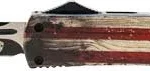 TEMPLAR KNIFE SLIM OTF WOOD US - FLAG 3.1" BLACK TANTO 2 MWUS231