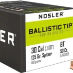 NOSLER BULLETS 30 CAL .308 - 125GR BALLISTIC TIP 50CT 2 N30125 1