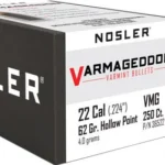 NOSLER BULLETS 22 CAL .224 - 62GR VARMAGEDDON FBHP 250CT 2 N36522 2